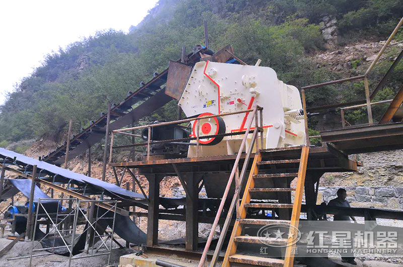 反擊破在砂石生產線中充當二段破碎設備 反擊破在砂石生產線中充當二段破碎設備