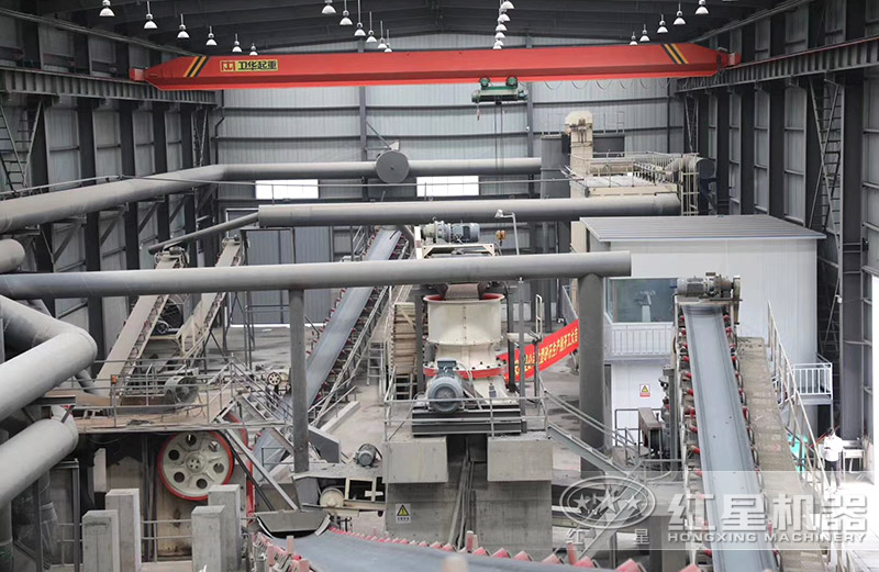 1060破碎機(jī)搭配圓錐破，日產(chǎn)量在3200噸左右