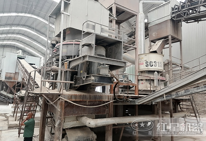 鄂破+圓錐破+制砂機 鄂破+圓錐破+制砂機