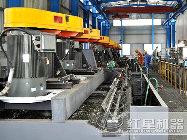 工藝流程浮選環(huán)節(jié)特寫 工藝流程浮選環(huán)節(jié)特寫