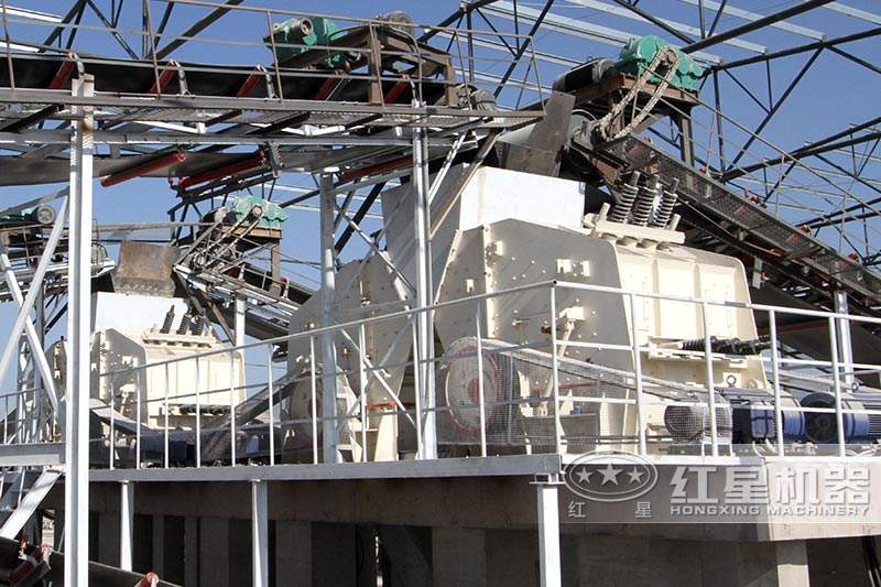 碎石破碎機(jī)生產(chǎn)線-反擊式破碎機(jī)，可安排就近現(xiàn)場考察