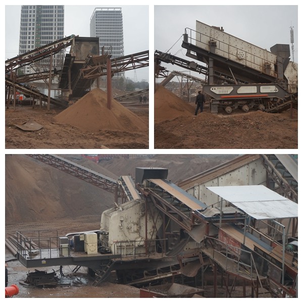 紅星流動(dòng)山石破碎機(jī)現(xiàn)場(chǎng)圖