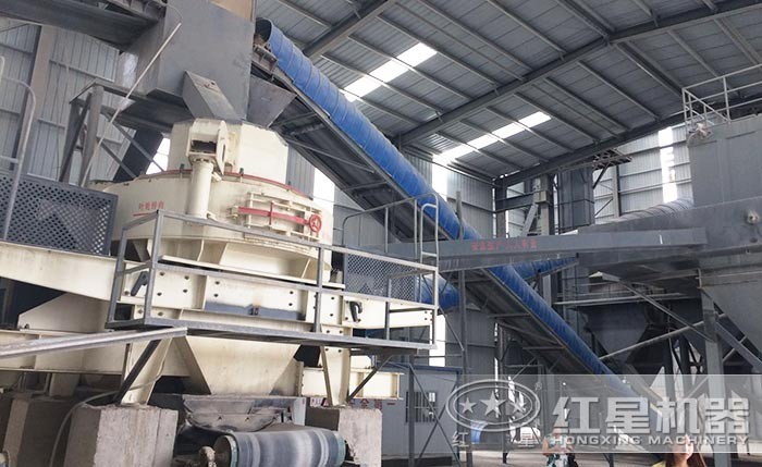 VSI7A沖擊式制砂整形機(jī)施工現(xiàn)場圖