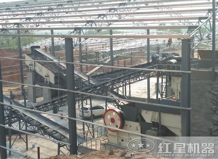 石料破碎生產(chǎn)線，設(shè)備展示