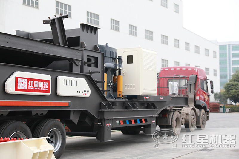 移動打石機可搭載車頭直接行走 移動打石機可搭載車頭直接行走