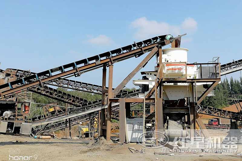 大型制沙設備現(xiàn)場
