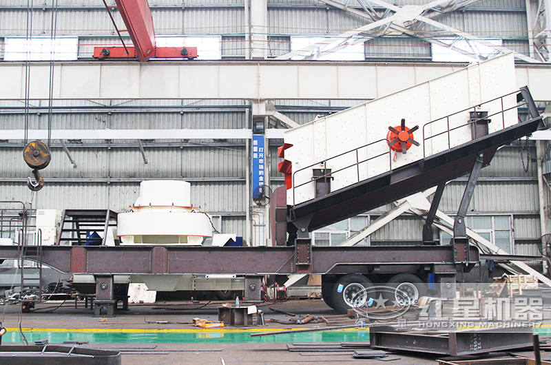 沖擊破移動制砂機，專業(yè)制砂成品好