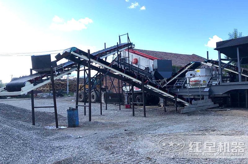 移動式制砂機，車頭拉著即可移動，更智能