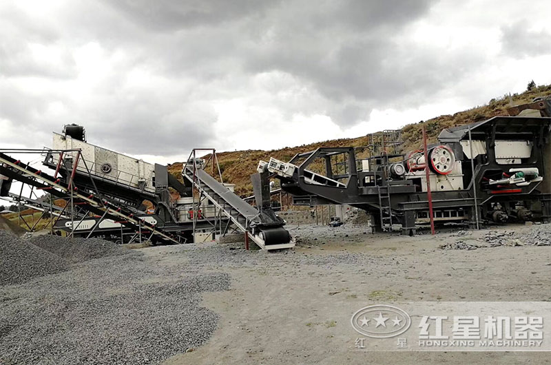 玄武巖移動(dòng)碎石加工生產(chǎn)線 玄武巖移動(dòng)碎石加工生產(chǎn)線